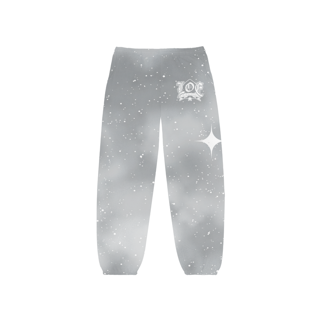 "LOE" Full Rhinestones Pants