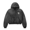 LOE Zip-Up Hoodie (Black)