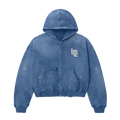 LOE Zip-Up Hoodie (Blue)