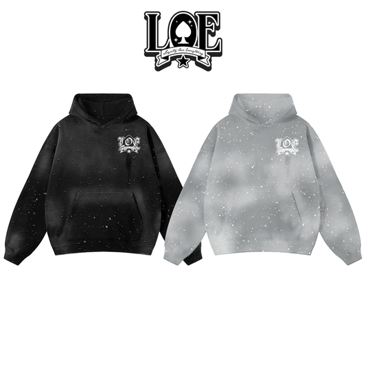 "LOE" Full Rhinestone Hoodies